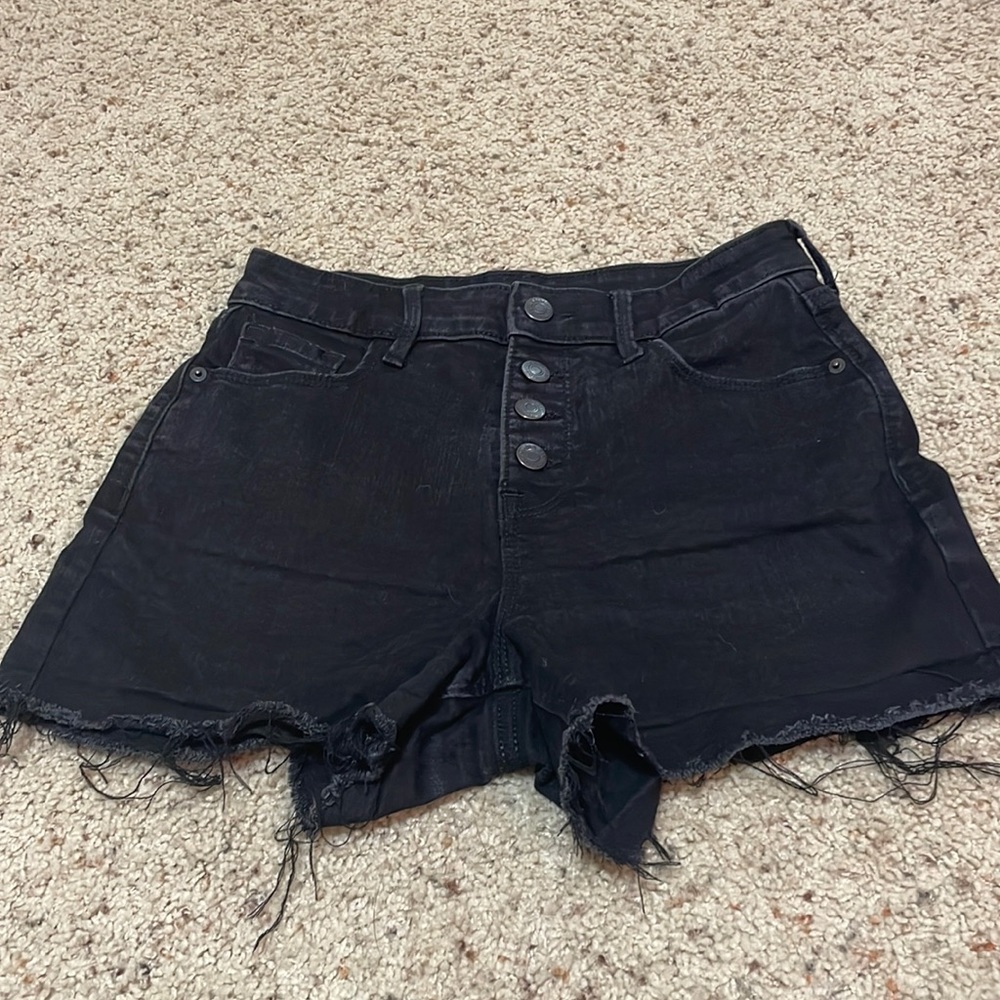 Black high rise old navy shorts